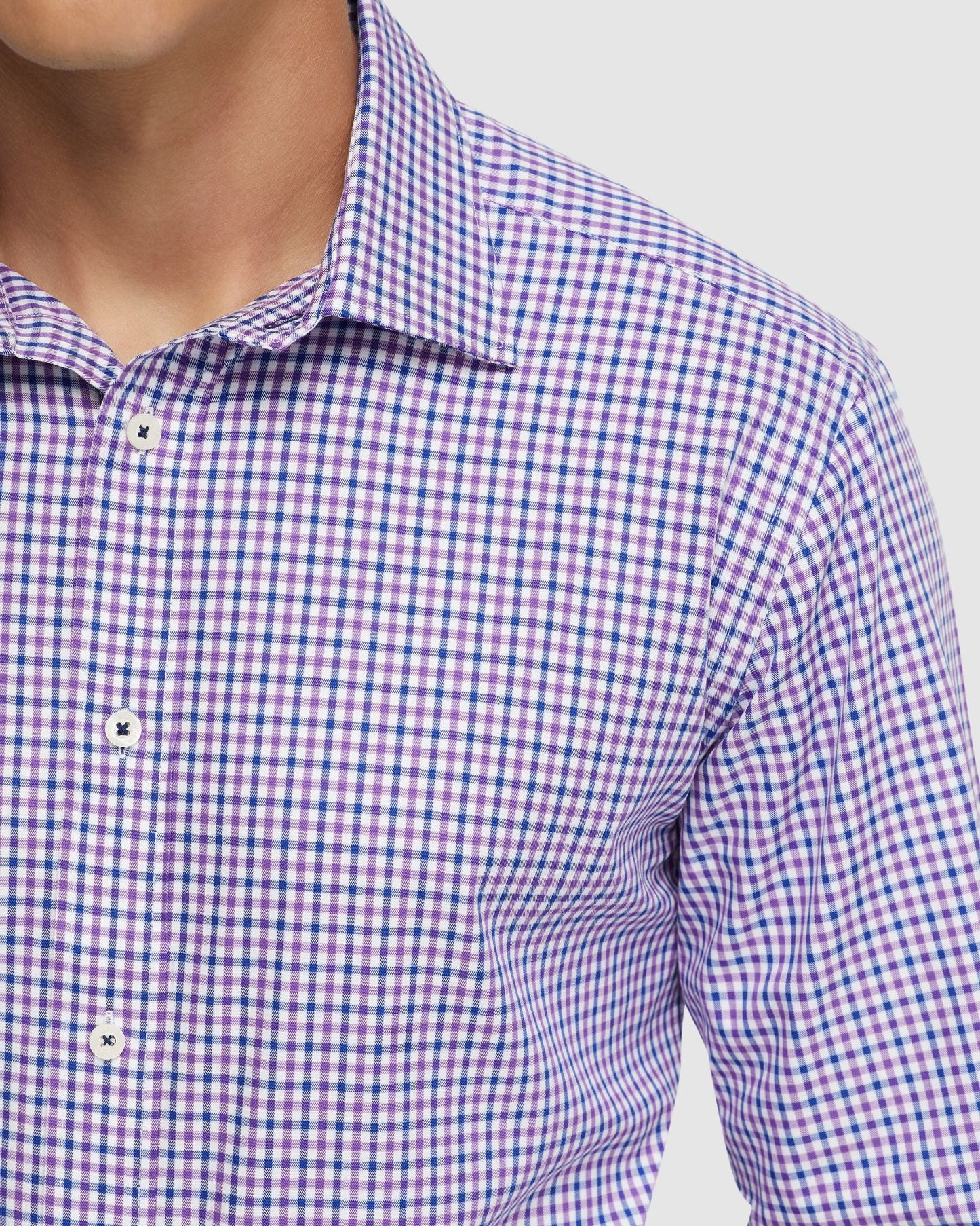 Islington Cotton Small Check Shirt