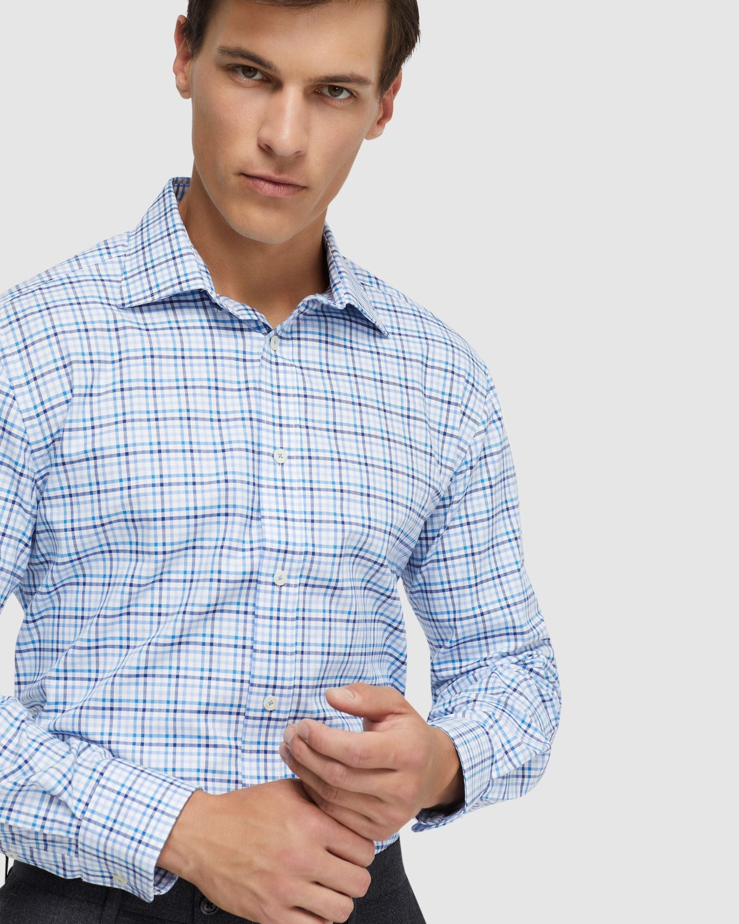 Islington Cotton Small Check Shirt