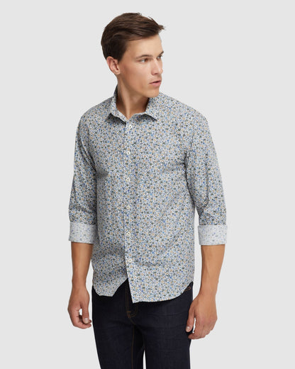 Kenton Floral Print Cotton Shirt