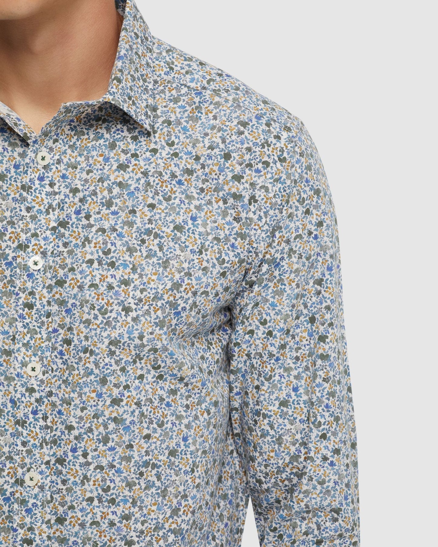 Kenton Floral Print Cotton Shirt