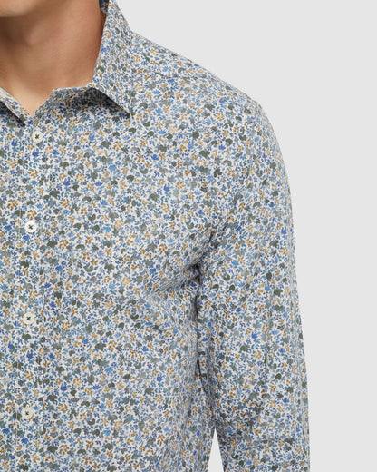 Kenton Floral Print Cotton Shirt