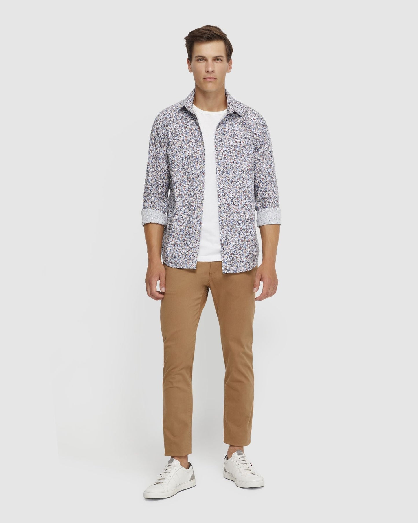 Kenton Floral Print Cotton Shirt