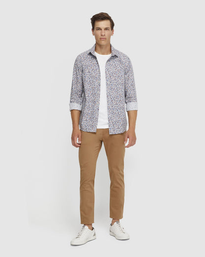 Kenton Floral Print Cotton Shirt
