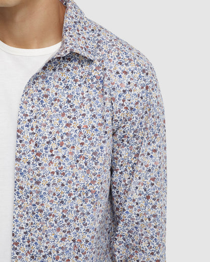 Kenton Floral Print Cotton Shirt