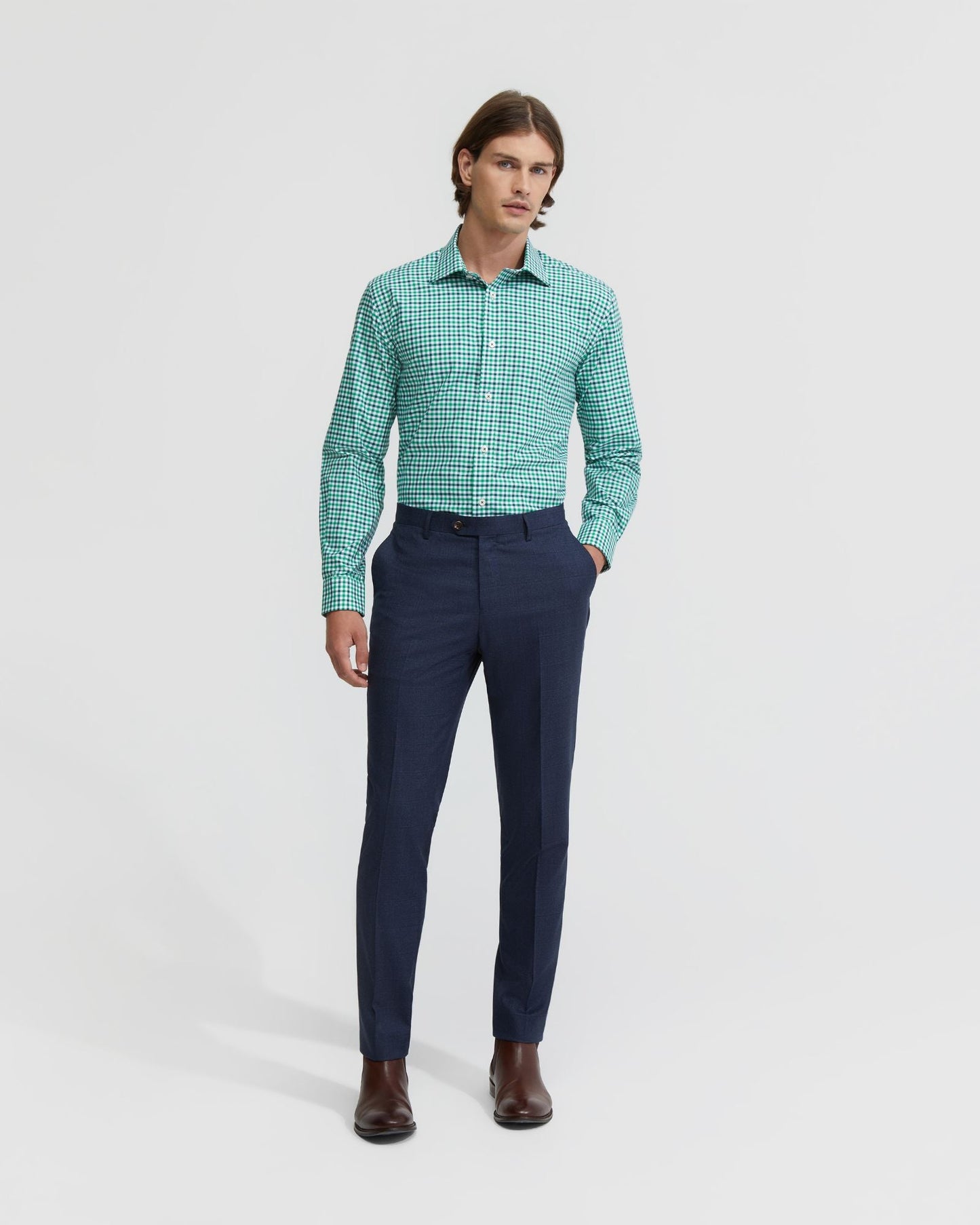 Islington Checked Cotton Shirt