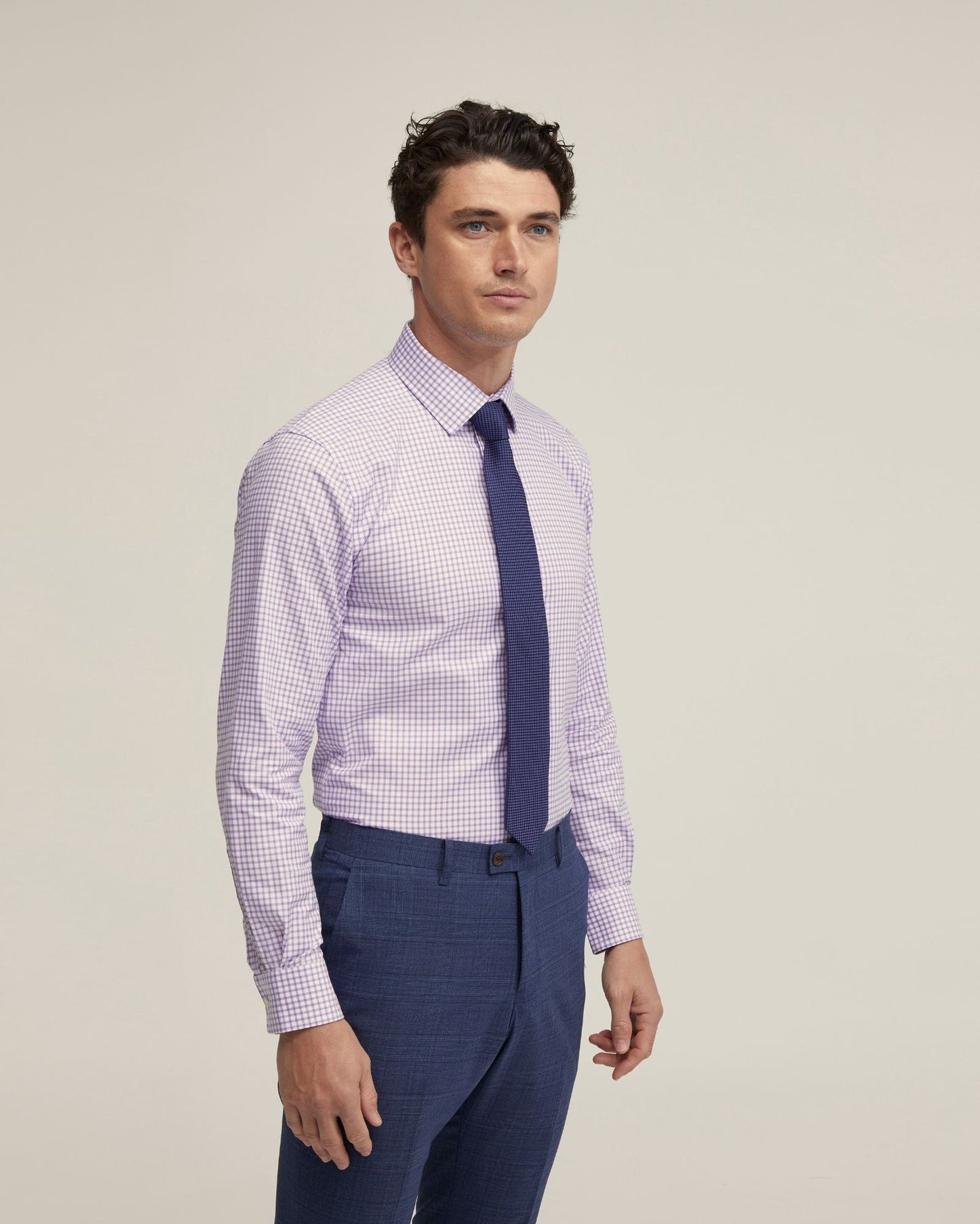 Beckton Cotton Stretch Check Shirt