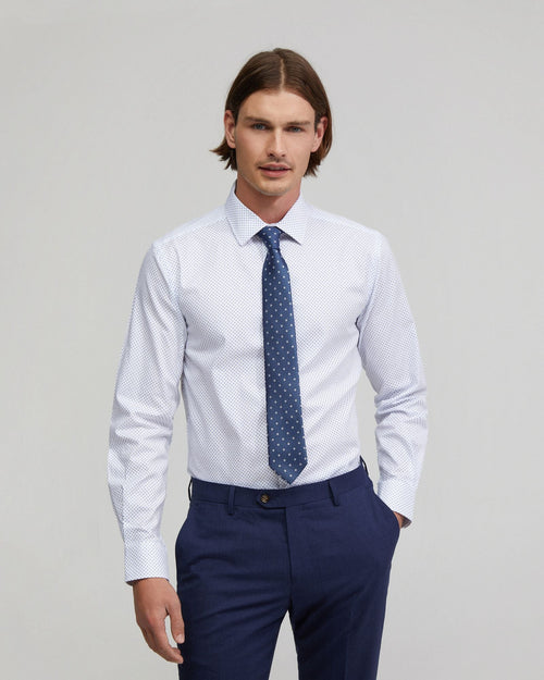 Beckton Cotton Dotted Shirt