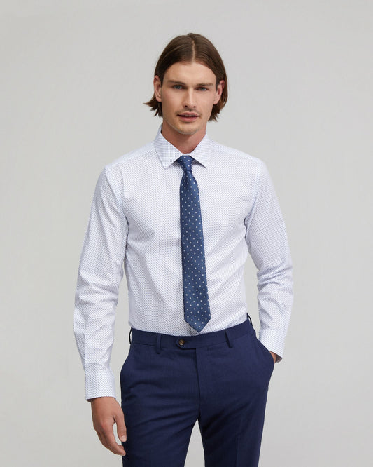 Beckton Cotton Dotted Shirt