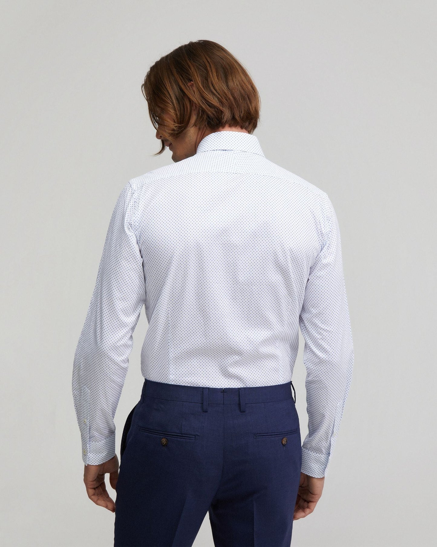Beckton Cotton Dotted Shirt