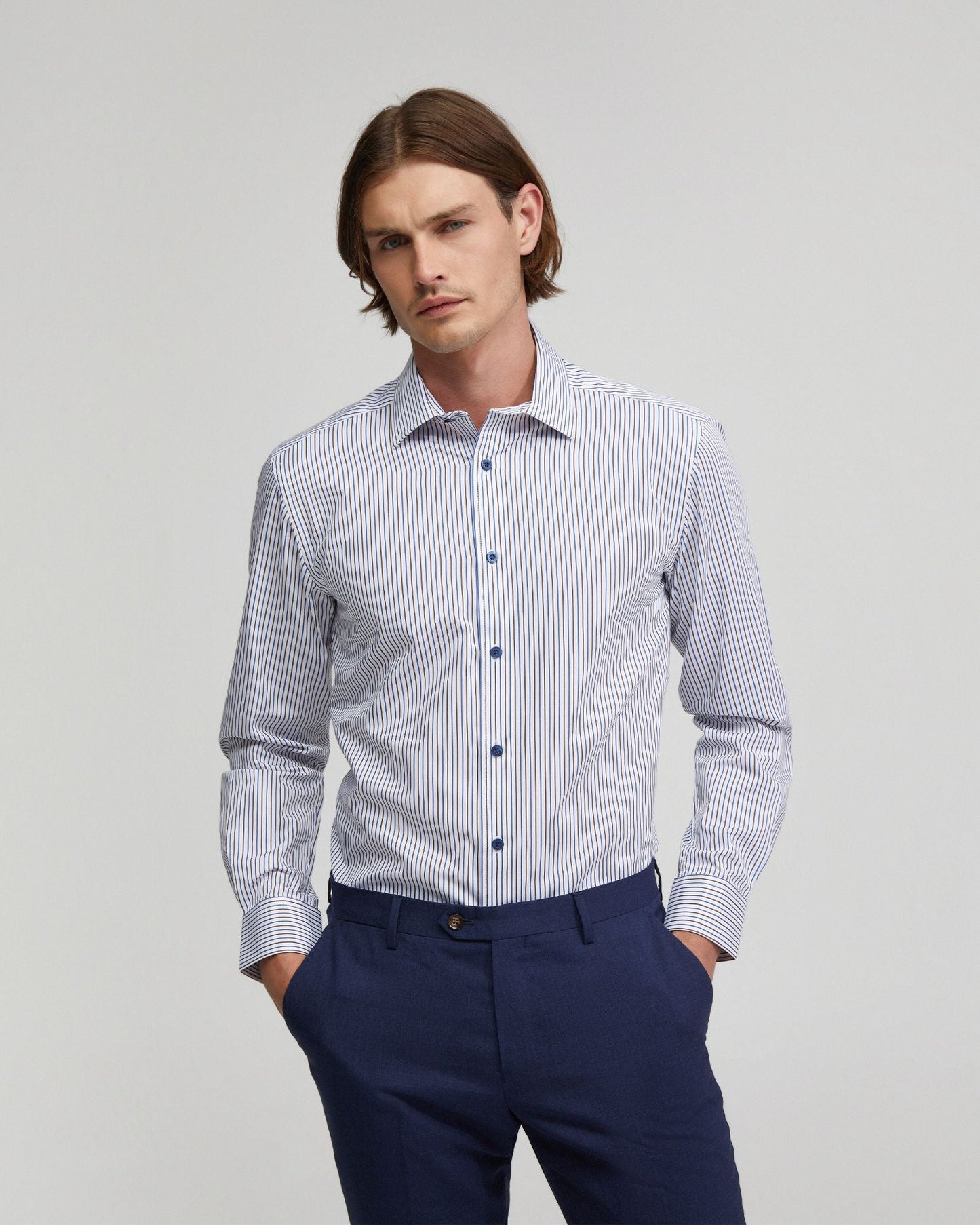 Beckton Cotton Striped Shirt