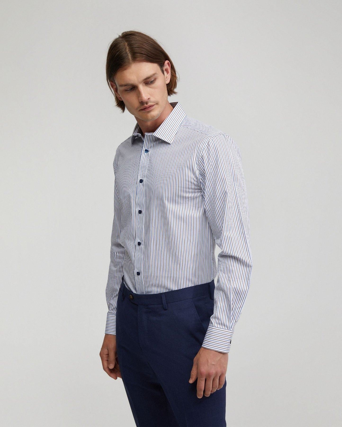 Beckton Cotton Striped Shirt