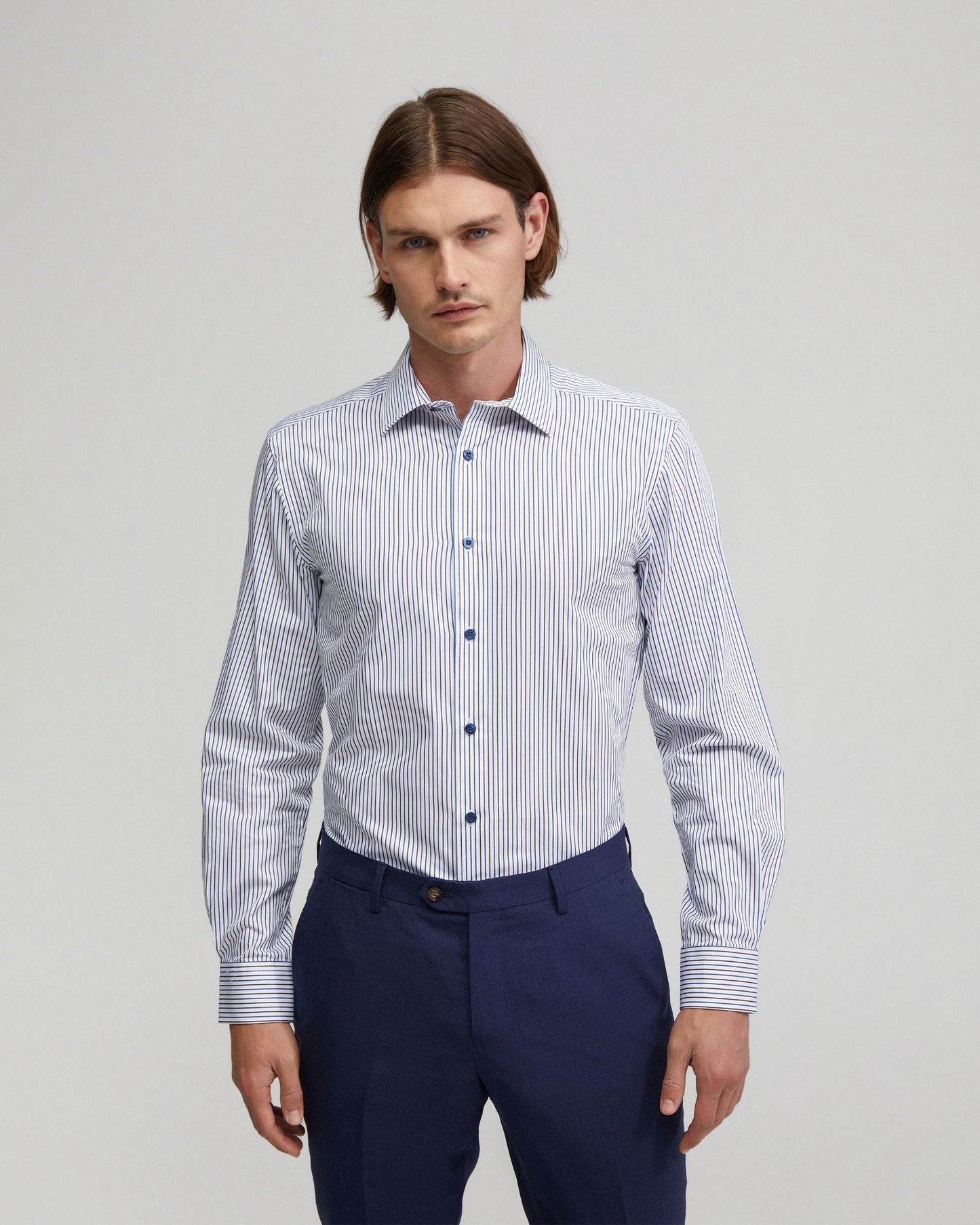 Beckton Cotton Striped Shirt