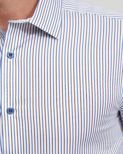 Beckton Cotton Striped Shirt
