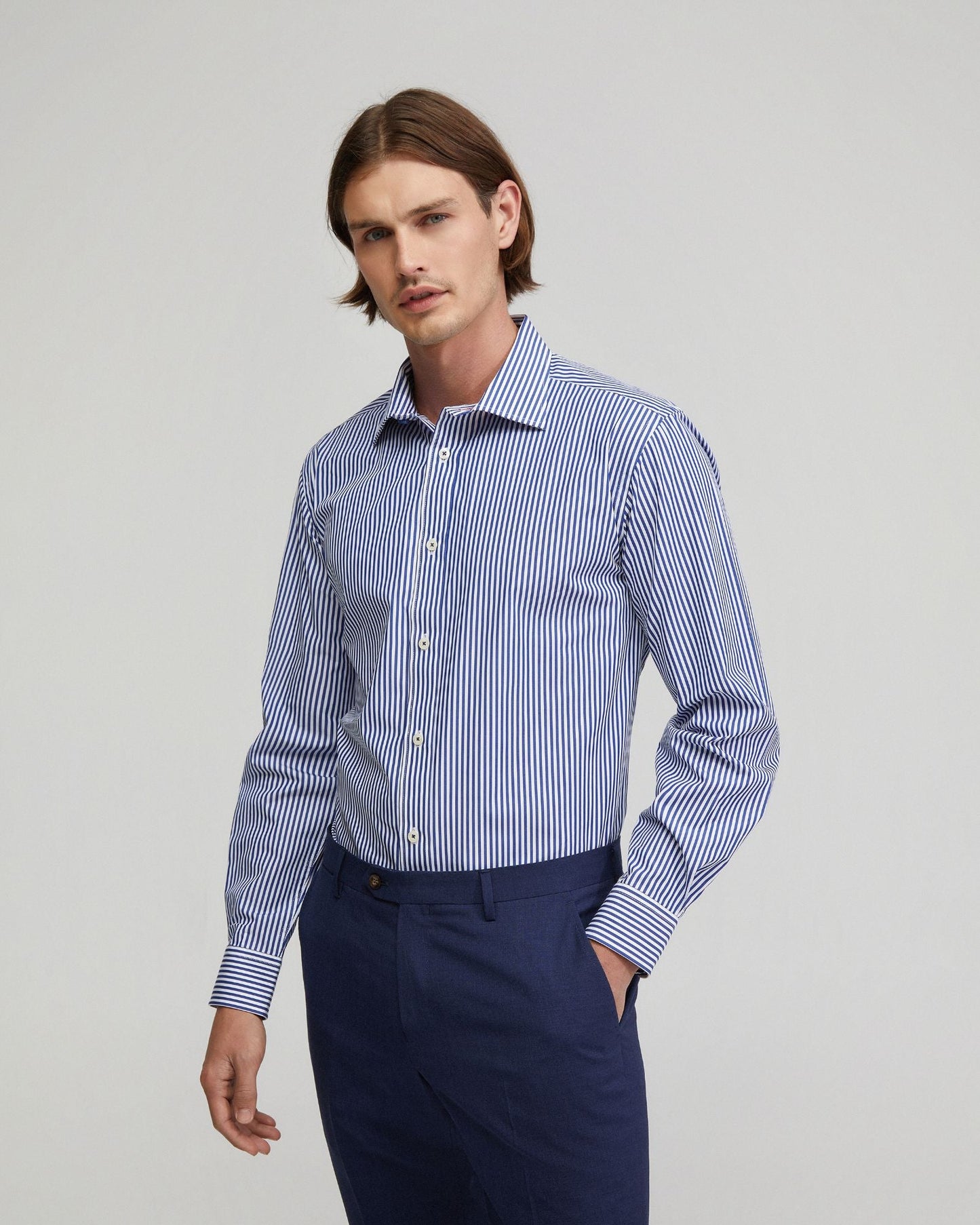 Islington Cotton Striped Shirt
