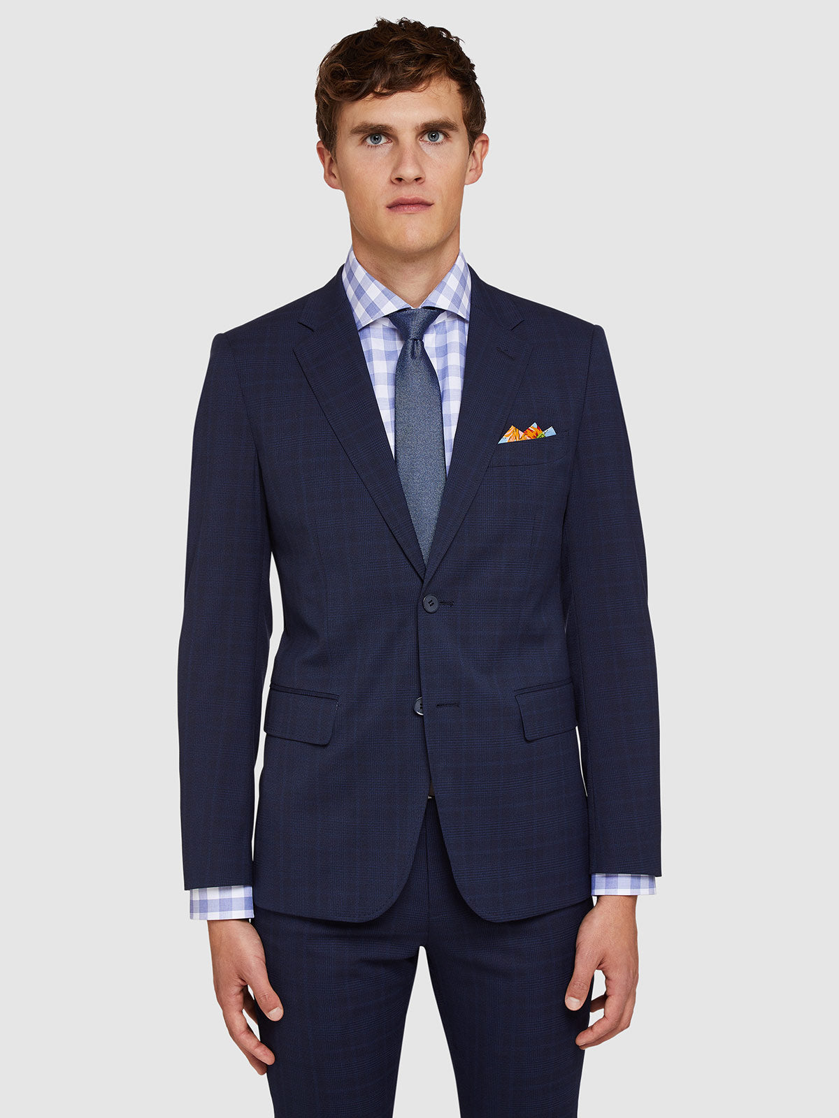 Auden Eco Checked Suit Jacket