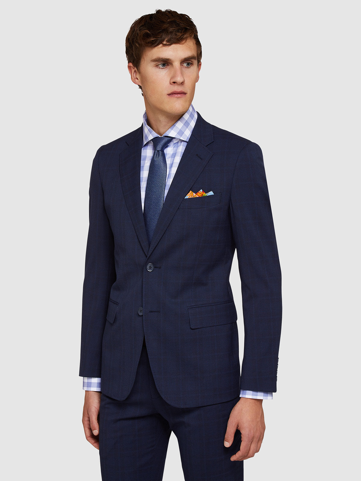 Auden Eco Checked Suit Jacket