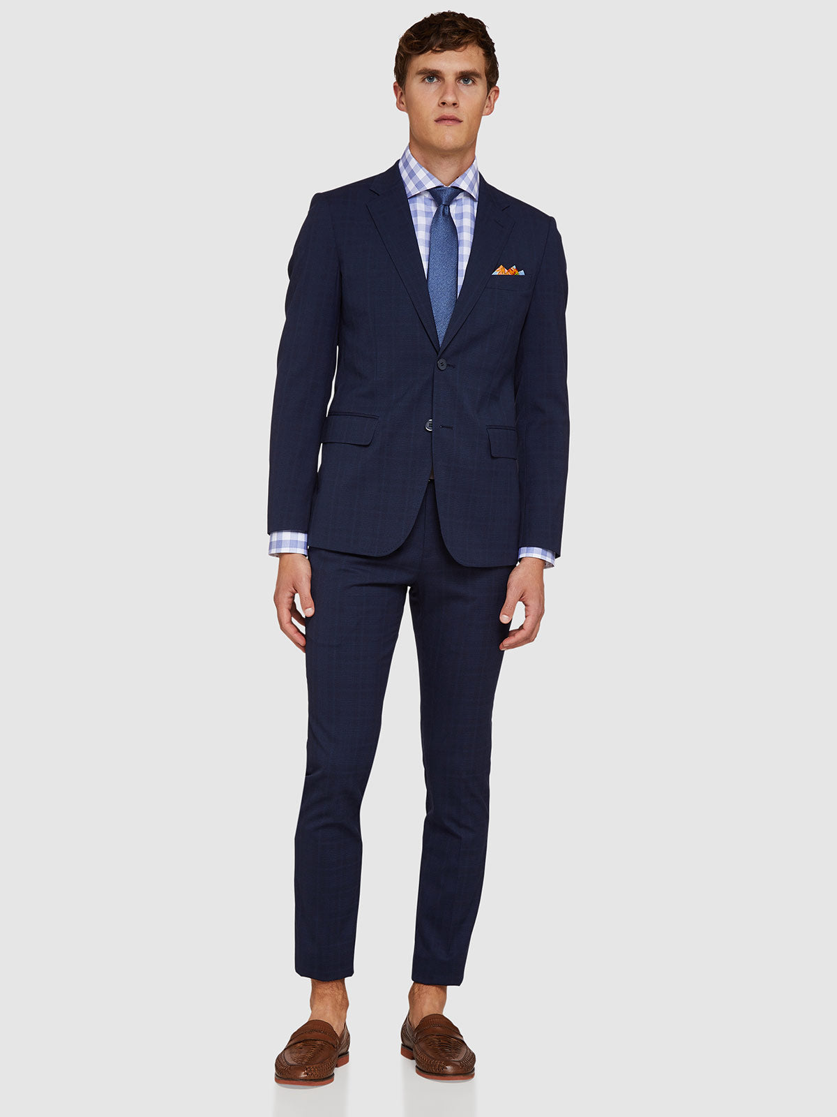 Auden Eco Checked Suit Trousers