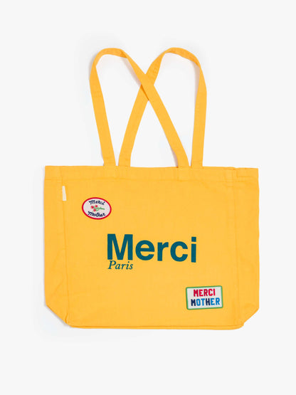 Merci x MOTHER Merci Tote - Yellow And Blue