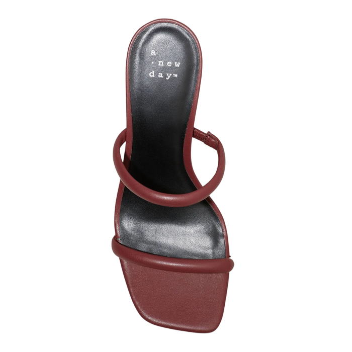 A New Day Cass Women’s Sandals Burgundy Heels