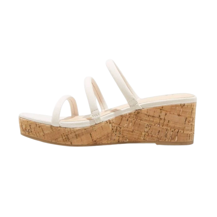 A New Day Women's Arrie Cream Summer Casual Sandals