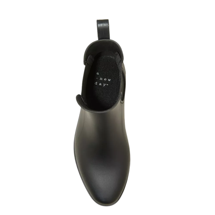 A New Day Women's Chelsea Rain Boots Black
