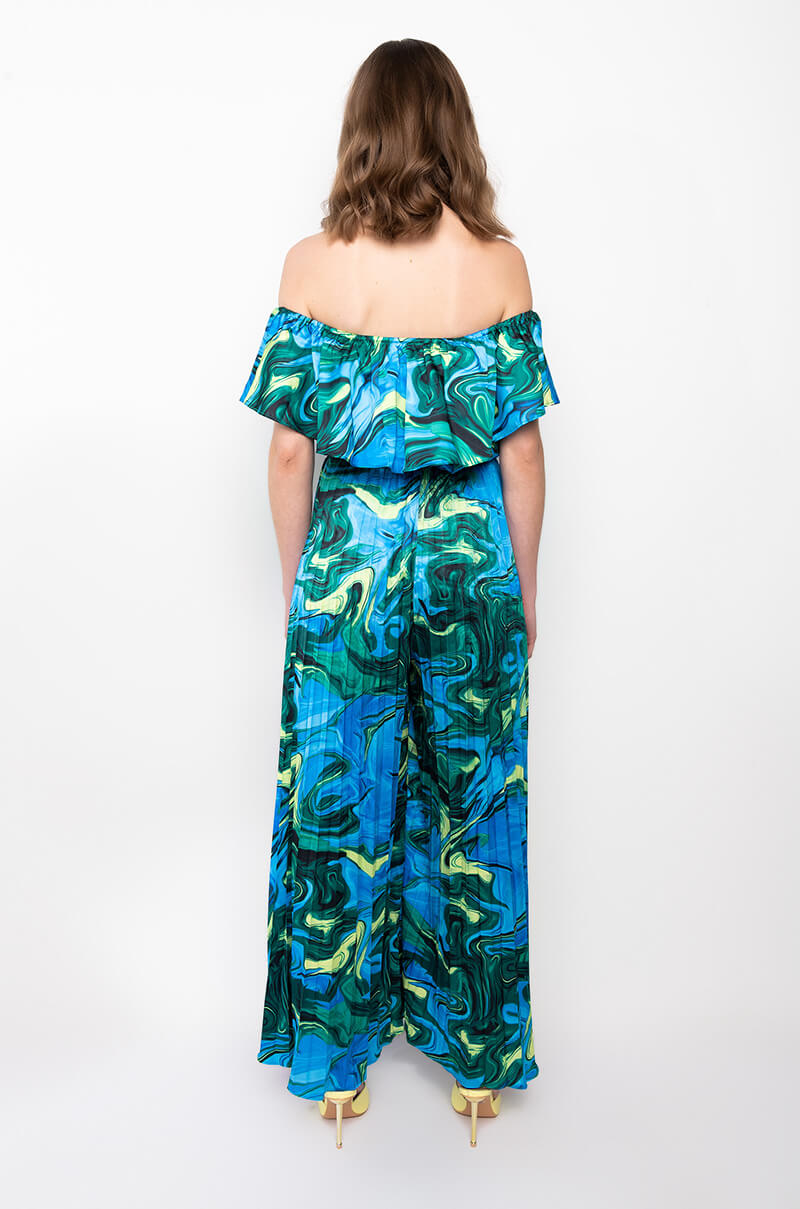 ALL I NEED HALTER TOP WIDE LEG JUMPSUIT