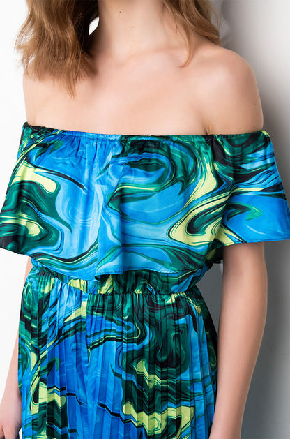 ALL I NEED HALTER TOP WIDE LEG JUMPSUIT