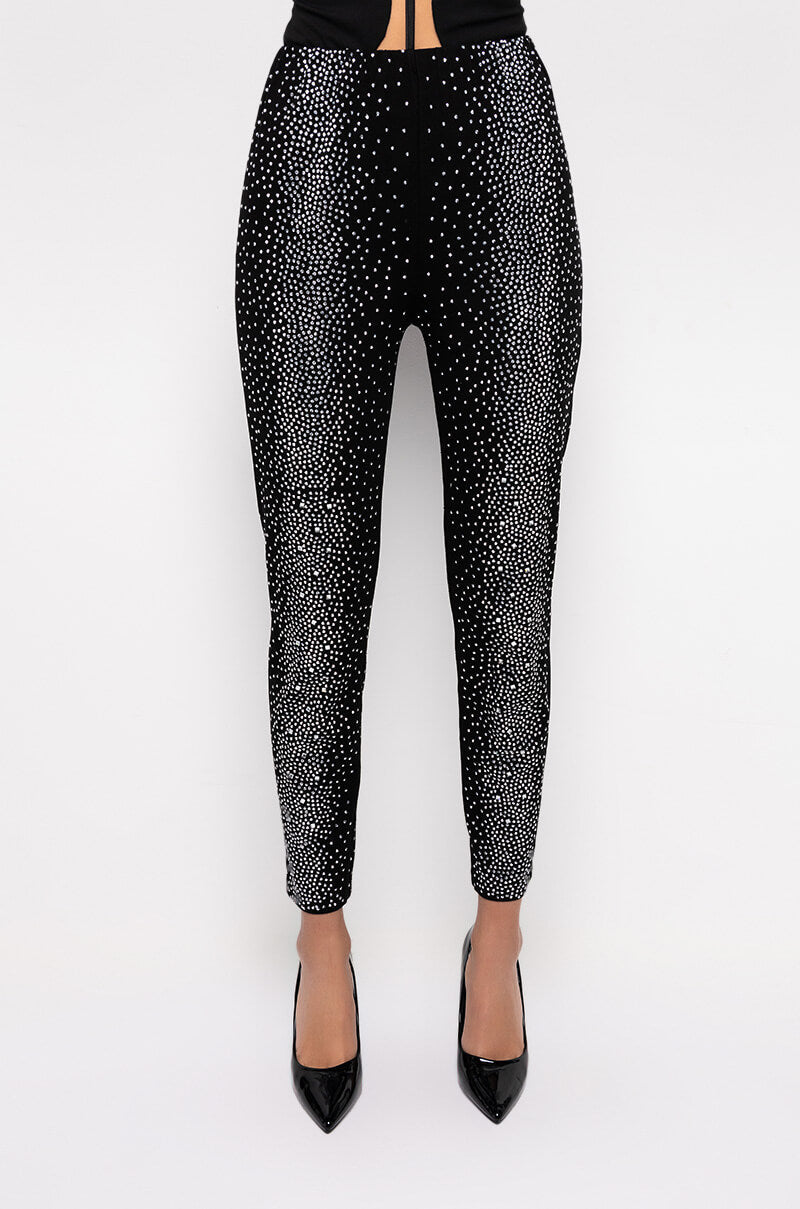ALL NIGHT RHINESTONE SKINNY LEGGINGS