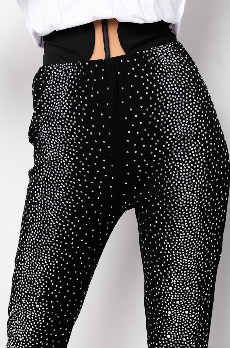 ALL NIGHT RHINESTONE SKINNY LEGGINGS