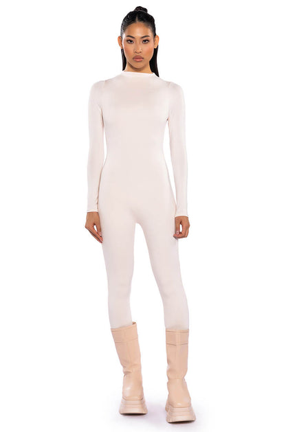 ALL THE WAY BODYCON FULL LENGTH JUMPSUIT