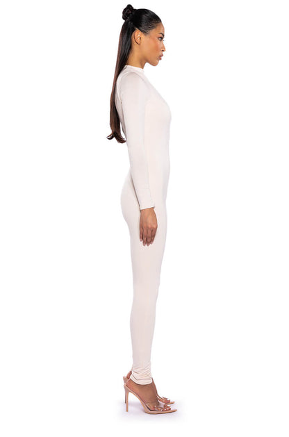 ALL THE WAY BODYCON FULL LENGTH JUMPSUIT
