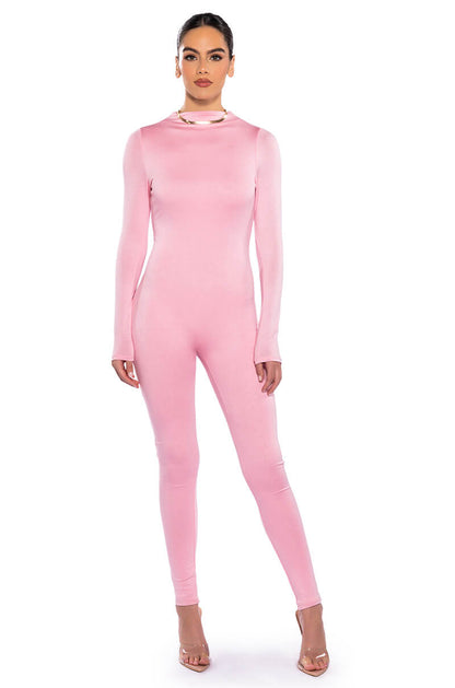 ALL THE WAY BODYCON FULL LENGTH JUMPSUIT