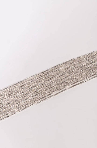 ALL TINGS ICY LAYERED RHINESTONE CHOKER