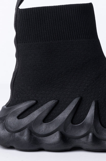 ALL YOU EVER TALK ABOUT FLAT SNEAKER BLACK