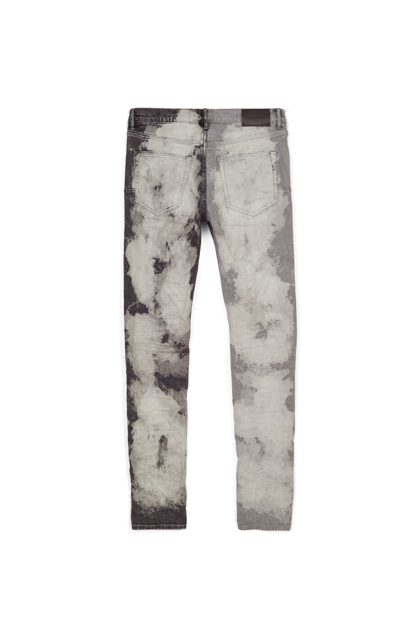 P001 LOW RISE SKINNY JEAN - Two Tone Bleach Grey