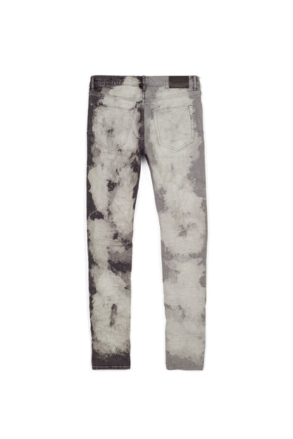 P001 LOW RISE SKINNY JEAN - Two Tone Bleach Grey