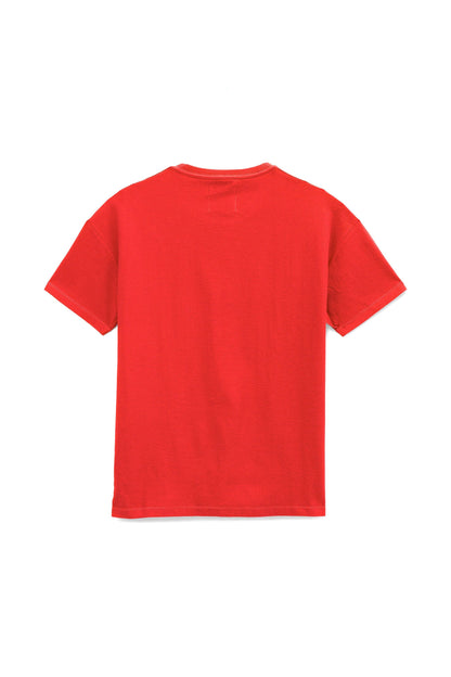 P101 RELAXED FIT TEE - Red