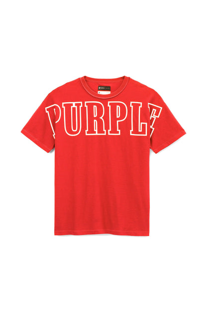 P101 RELAXED FIT TEE - Red