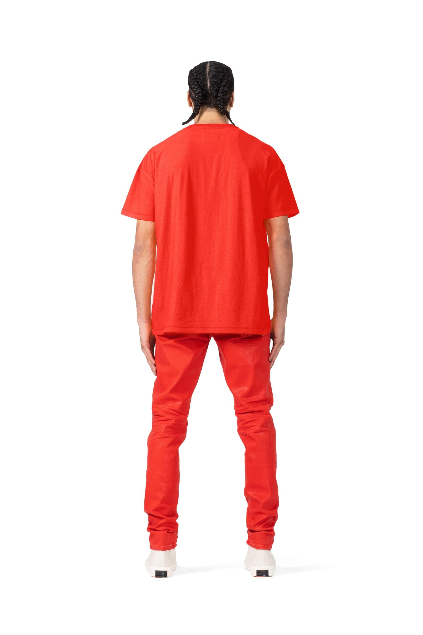 P101 RELAXED FIT TEE - Red