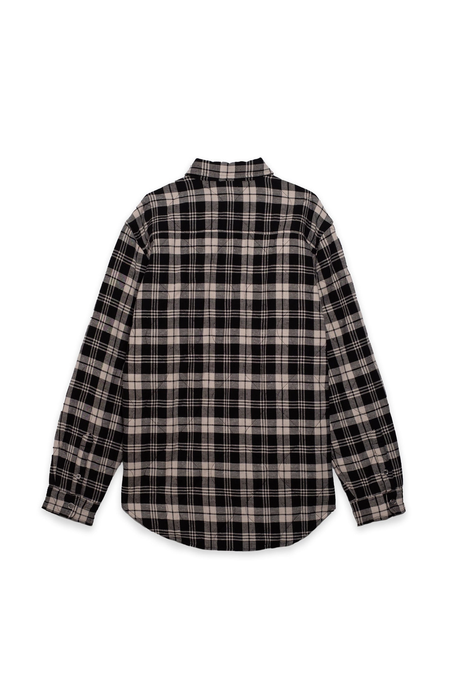 P313 QUILTED JACKET - Black/Off White