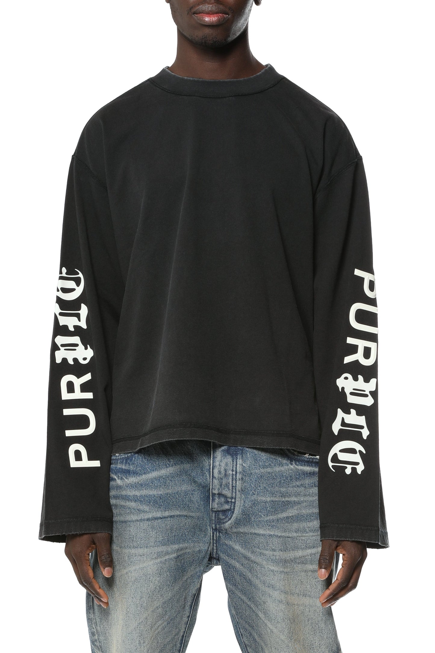 Half & Half Wide Long Sleeve