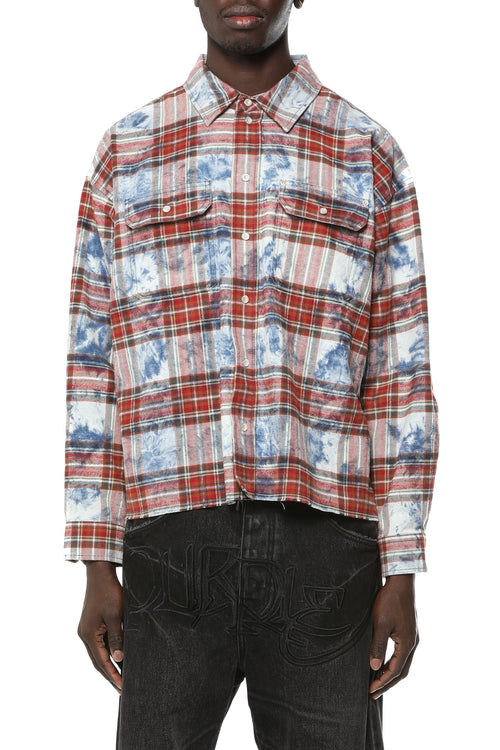 Embellished Flannel Shirt