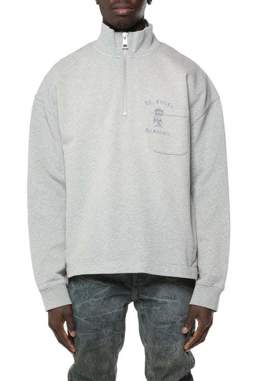 St. Violet Half Zip Sweater