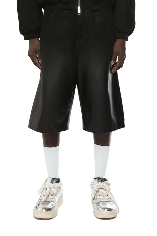 Leather Track Short