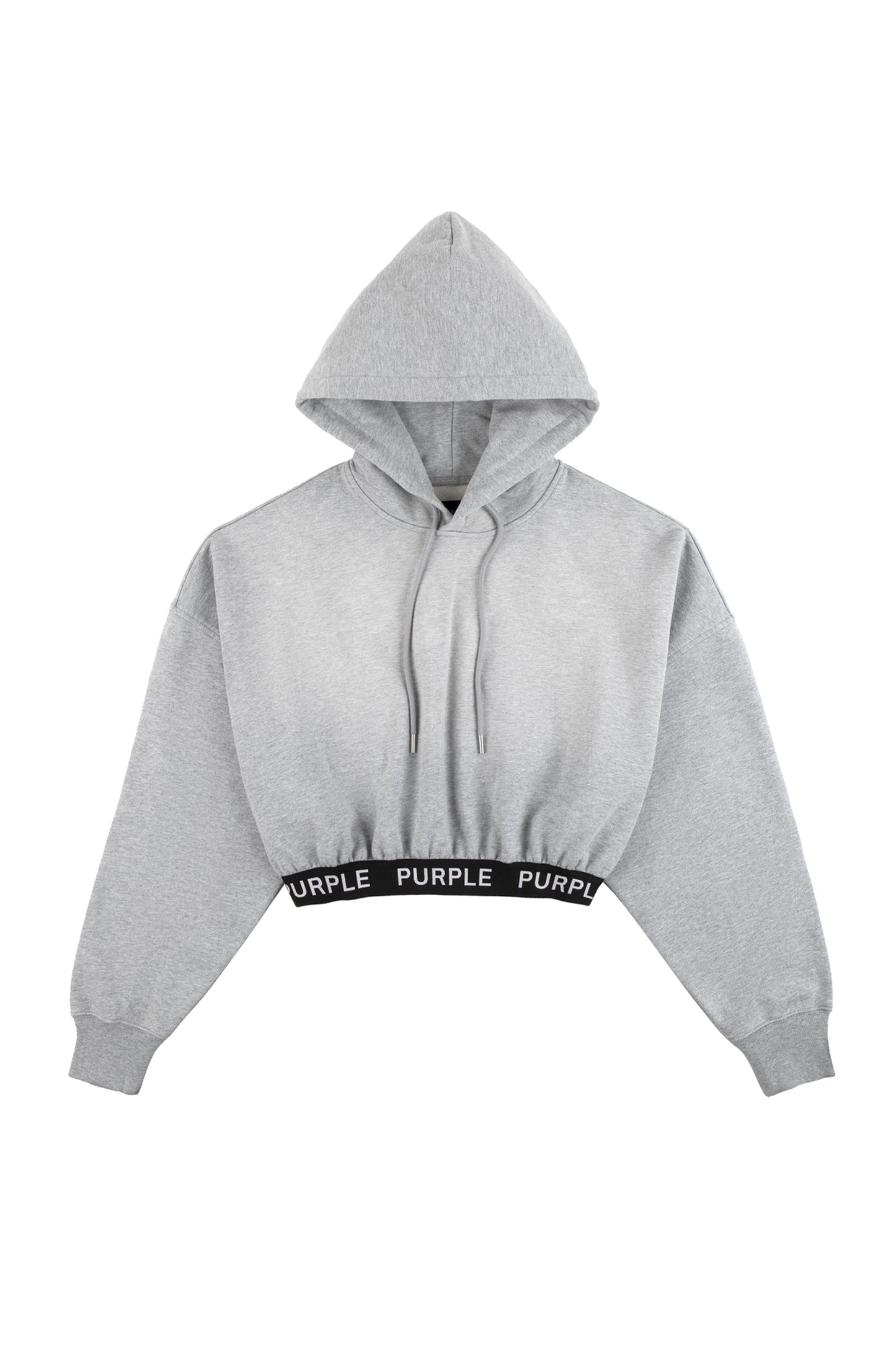 Heather Cropped Hoodie
