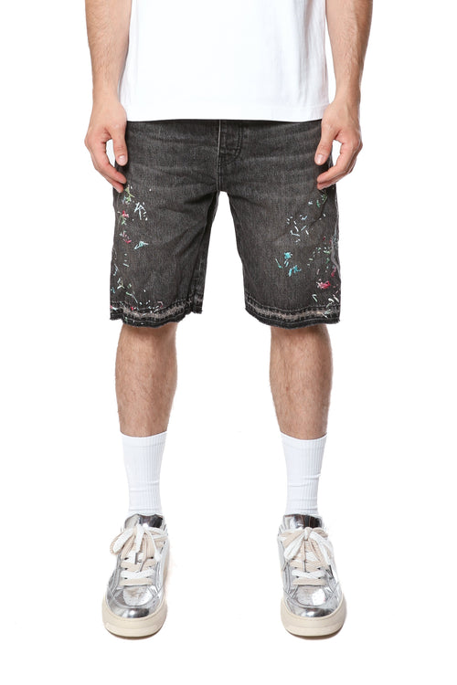 P059 Splatter Embroidery Short